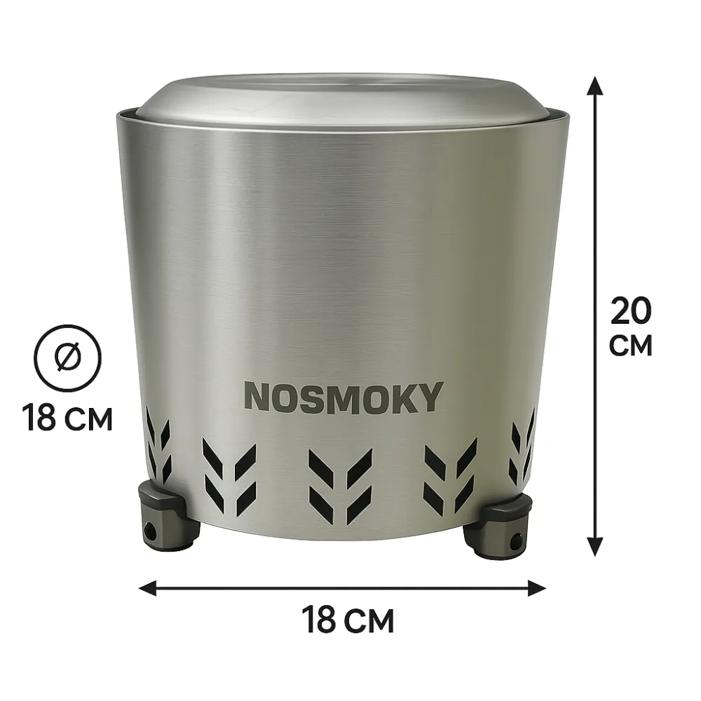 Rookloze vuurkorf nosmoky S