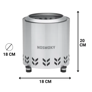 Vuurkorf zonder rook NoSmoky Maat S