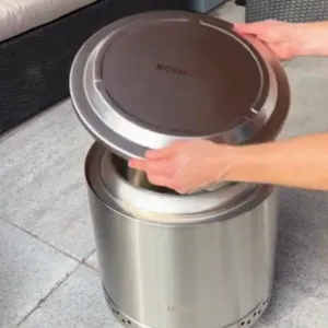 Tip: Koop een deksel voor Maat M of L en laat je vuurkorf veilig achter
