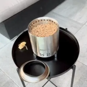 Hoe steek je de rookvrije vuurkorf NoSmoky maat S het beste aan?