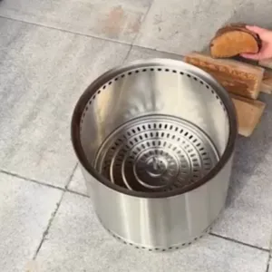 Hoe steek je de Rookvrije vuurkorf NoSmoky maat M het beste aan?