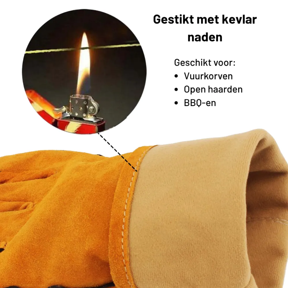 NoSmoky | Hittebestendige handschoenen | Onesize |  BBQ | Vuurkorf | Open haard