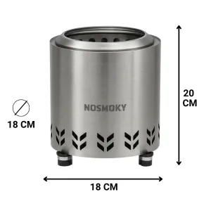 NoSmoky Classic S | Rookvrije vuurkorf | Ø18cm | 20cm hoog 