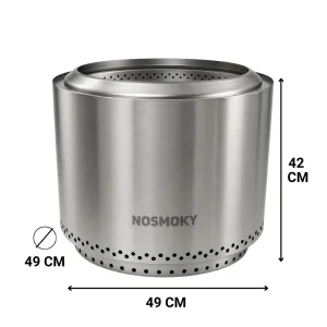 NoSmoky Classic  L | Rookvrije vuurkorf | Ø49cm | 42cm hoog