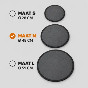 NoSmoky Hittebestendige vuurkorf mat | 48cm Ø | Geschikt voor Maat M | Ook voor BBQ